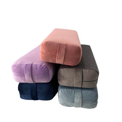 China Back Support  Rectangular Soft Sponge Meditation Yoga  Bolster Pillow for sale