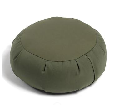 China La mejor almohada ajustable redonda del collarín de la yoga de las telas del grado de la tapicería en venta