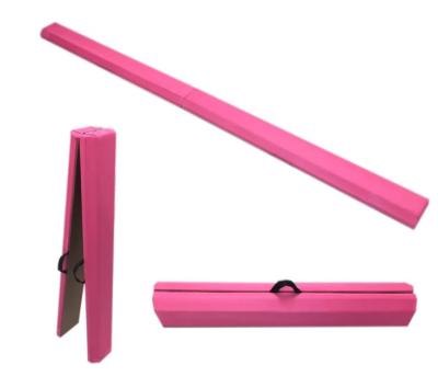 China preschool  girls folding kids hinges 8ft iso gymnastics balance beam for sale