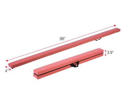 China 7' Sectional Gymnastics Floor Balance Beam Skill Performance Training Folding For Young Gymnasts, Cheerleaders, & Martia for sale