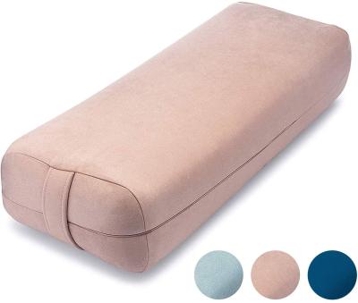 China Las capas mezcladas de la densidad detrás apoyan la almohada rectangular del collarín de la yoga en venta