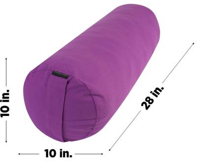 China Almohada portátil lavable a máquina 100% del collarín de la yoga del algodón en venta