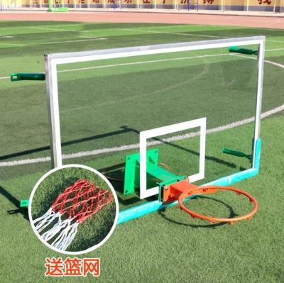 Cina Cerchio di pallacanestro portatile all'aperto del cerchio di pallacanestro della In-terra di dimensione del piano di sostegno di pallacanestro della sostituzione in vendita