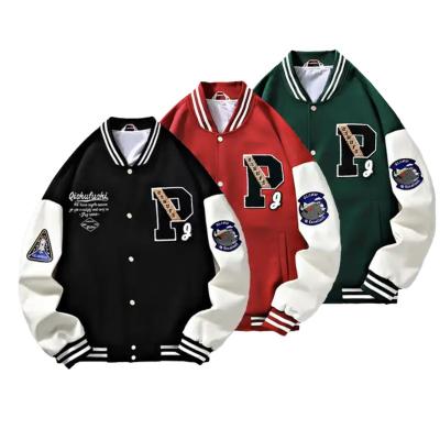 China Windproof Vestes hommes men's quick dry heated jacket springs baseball jersey varsity jacket custom patches jacket for men winter for sale