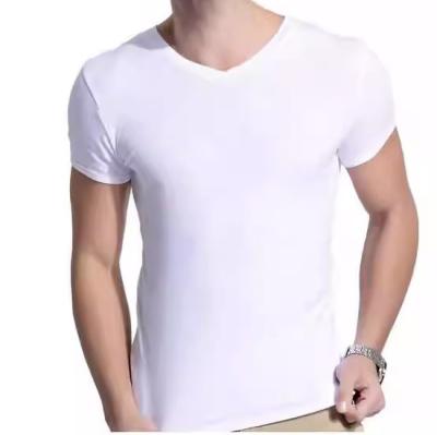 China Anti-wrinkle Wholesale Men's Tank Top 100% Cotton Thermal T-Shirt Custom Long-Sleeve Compression Shirt with Neck Collar for sale