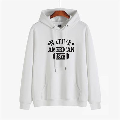 China Anti-wrinkle Custom Printed Heavy Weight Spandex/Cotton Pullover Hoodie Oversize Plain Men's Sweatshirt for Jogging with Embroidery for sale