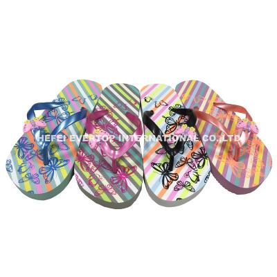 China Wholesale Custom High-Textured Flip Flops Breathable Factory Printing Slide Flip Flops for sale