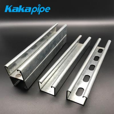 China Supporting other products building material back to c rear profile strut unistrut channel for sale