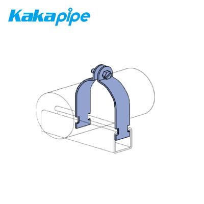 China Rigid Pipe Clamp Unistrute Strut Two Piece Pipe Clamps for sale