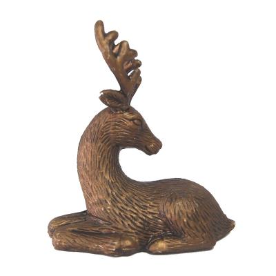 China Reindeer Plastic Sitting Ornament For Christmas Decoration for sale