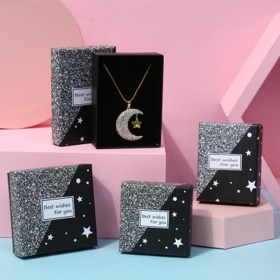 China High Quality Luxury Paper Logo Travel Jewelry Packaging Box Custom Made MAIXI Gift Storage Ring Earrings Pendant Necklace Bracelet for sale