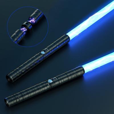 China MAIXI Cosplay Metal Toys Gift RGB Strength Lightsaber 2022 Color Changing With Sound Blaster Light Sound Flash On Clash Light Saber for sale