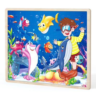 China Environmental protection China factory wholesale children's cartoon theme series puzzle early education educational toys for sale