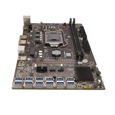 China B250 12P Max 32GB B250C Server/Workstation Motherboard for 12 PCS Max Graphics Card with 12 PCS USB and HDMI RJ45 Ethernet PS/2 Ports for sale