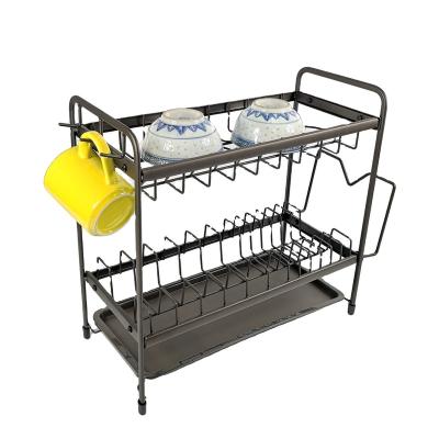 China Sustainable Powder Coating Kitchen Drying Dish Rack for sale