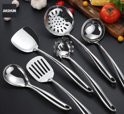 China High Quality Minimalist Amazon Stainless Steel Shovel Spaghetti Accessories Five Pieces Kitchen Tableware Set Kitchen Tools for sale