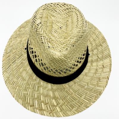 China Big Brim Men's Character Straw Hat Rescue Hat Graphic Customization Low MOQ Panama Beach Straw Hats Logo Classic Wide Brim Lifeguard Sun for sale