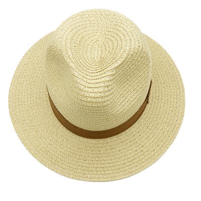 China 2022 Character Fashion Amazon Summer Sun Women High Quality Lady Low MOQ Panama Man Beach Straw Paper Hats With Logo for sale