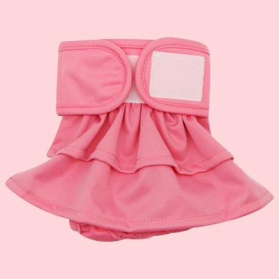 China New Viable Pet Clothes For Small Dogs Cats Teddy Bichon Hiromi Strap Menstrual Period Panty Skirt Dress Wholesale Dog Physiological Period for sale