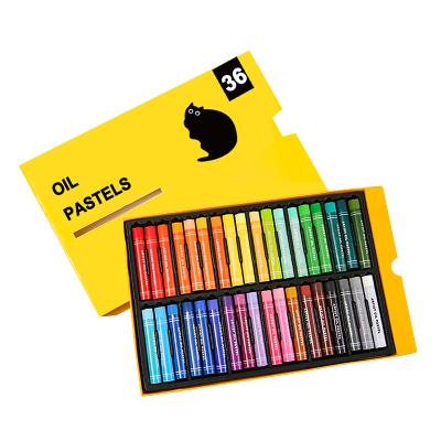 China Soft Drawing Smooth Heavy Color Oil Pastels For Artists Soft Texture No Residue Non Toxic Pastel For Kids 36 Colors Set for sale