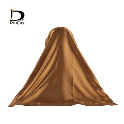 China Wholesale Products Hair Silk Hood Striped Long With Logo Band High Quality Large Custom Satin Hair Hood for sale