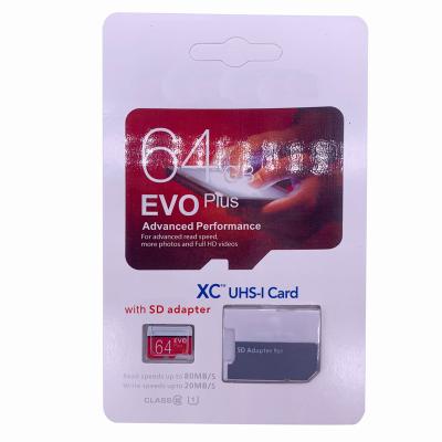 China Wholesale High Speed ​​Good Quality SD Memory Card Plastic TF Capacity Memory Cards Micro SD Card 32gb/64gb/128gb Total Capacity True 256gb for sale