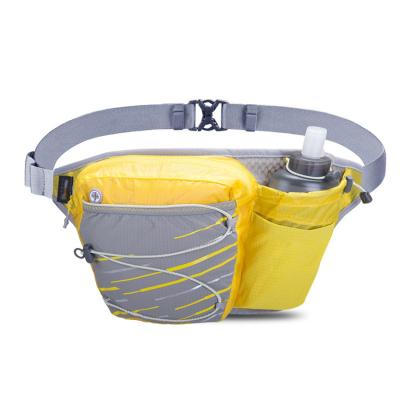 China Water Proof Outdoor Sport Hydration Waist Bag Belt For Hiking Climbing Recycling Running, Waterproof Reflective Waist Packs With Earphone Hole for sale