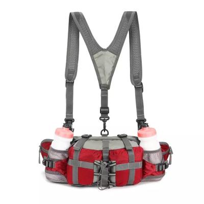 China Water Proof Outdoor Sport Lightweight Fanny Pack Hiking Camping Fishing Waist Bag with Shoulder Straps for sale