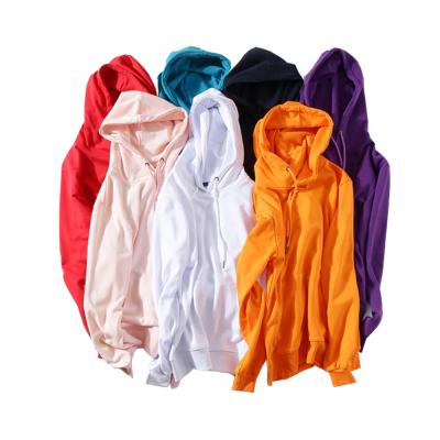 China New Breathable Design NO MOQ Cotton Plain Oversized Custom Plain Hoodies Men's Unisex Pullover Plus Size Mens Hoodie Sweatshirt for sale