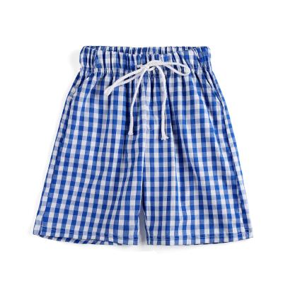 China Breathable Monogram Kids Summer Clothing Set 100%cotton Woven Mesh Kids Short To Wear Boys Underpants for sale