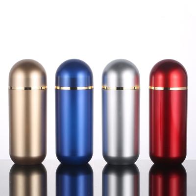 China Medicine CUSTOM 60ML Painting Plastic Bottle for Pills Capsules Health Care Products PET Acrylic Bottles Foods Grade Bullet Sharp Design for sale