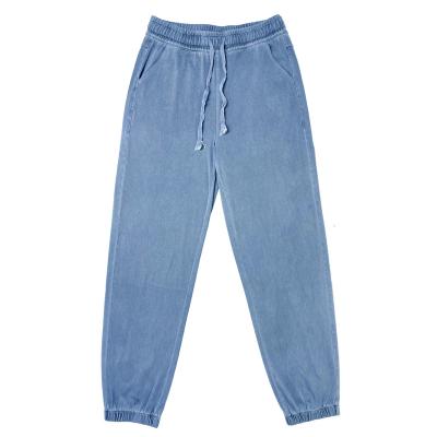 China Best Quality Loungewear Soft Touch Viable Jeans 2023 New Ladies Custom Loose Casual Jeans for sale