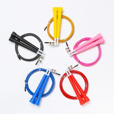 China Cheap Wholesale Adjustable Weighted Jump Rope Fast Speed ​​Speed ​​Jump Rope Crossfit Rope Jump Rope for sale