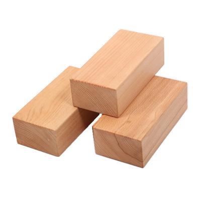 China Yoga Exercises Hot Selling High Quality Custom Wooden Yoga Block For Home Fitness for sale