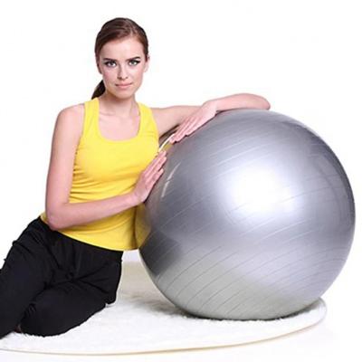 China Wholesale Custom PVC High Quality Inflatable Gym Ball Round With Pump for sale