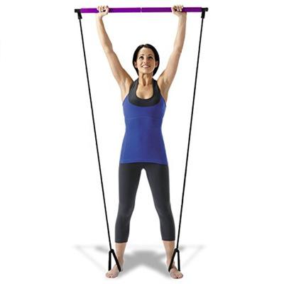 China Fitness Exercise Yoga Fitness Equipment Gymstick Chest Expander Indoor Multifunctional Workout Resistance Bands for sale