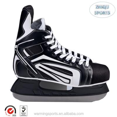 China Hot Sale New Design Black Color Factory Professional Ice Hockey Skates For Adults And Kids 36-45 for sale