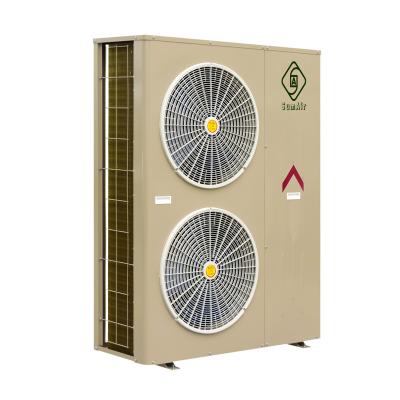 China Outdoor -25Deg High COP R290 R32 Floor Heating Domestic Hot Water All-in-one EVI Air Source Heat Pump Water Heater Boiler for sale