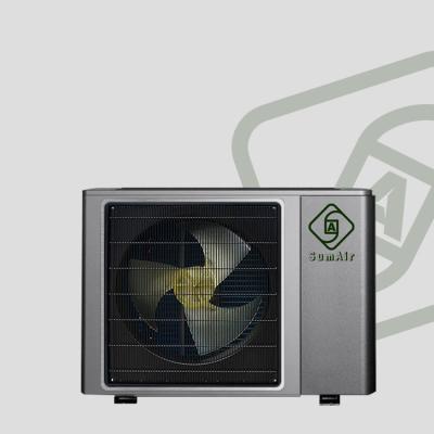 China Outdoor Minus 35 degrees ERP A+++ Twin Rotary Compressor All In One water heater  Monoblock Dc Inverter Heat Pump R32 air source for sale