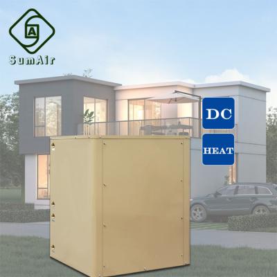 China Car Residential hvac 24kw High COP hot water heating system ground source water to water heat pump system for sale