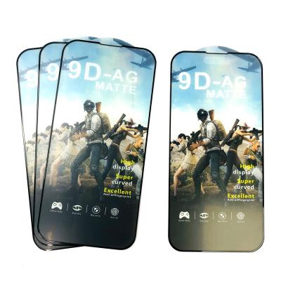 China 9D AG Mobile Phone Matte Glass Screen Protector Film A14 A24 A34 A54 12proMax 13promax 14promax Mobile Phone for sale