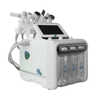 China Wrinkle Remover 6 in 1 Hydra Facial Microdermabrasion Jet Peel Facial Hydra Machine Oxygen Machine Machine for sale