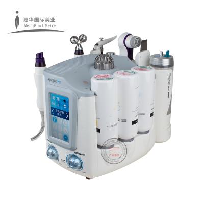 China Luxsmel Facial Dome Oxygen Wrinkle Remover Oxygen Machine Facial Machine Water Peeling Facial Machine for sale