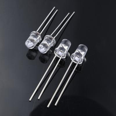 China Wholesale Solidification Light System 365nm 370nm Round Head Water Clear Lens UV Led Purple Color In Diodes for sale