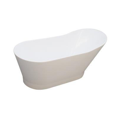 China Hot Selling Adult White Acrylic Bathtub Modern Luxury Indoor Bathing Freestanding Tub for sale