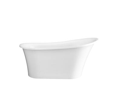 China Large Freestanding Large Acrylic Natural Stone Bathroom Ceramic Bathtub for sale