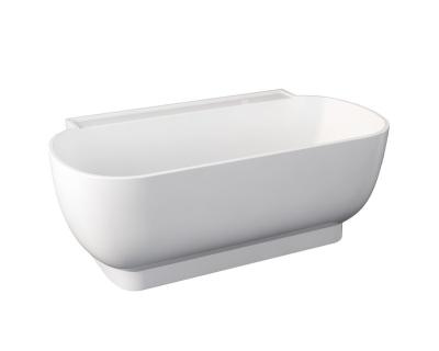 China Bathroom Solid Surface Soaking Tub Luxury Morden Freestanding Bathtub Supplier for sale