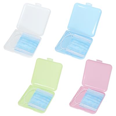 China Portable Eco-Friendly Plastic Case Face Storage Box Handmade Customized Masking Case for sale