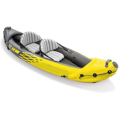 China PVC Tarpaulin Top Selling Inflatable Kayak Set Fishing Inflatable Kayak Fishing Canoe 3.21M x 88Cm Cheap Kayaks for sale