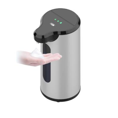 China Automatic Foam Soap Dispenser Soap Dispenser Pump Infrared Smelling Stainless Steel Liquid Soap Holder Shampoo Dispenser for sale